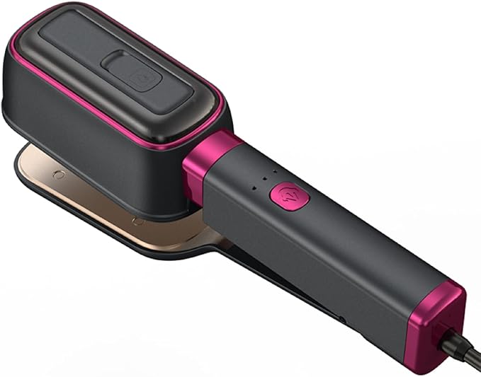 Travel Iron Steamer for Clothes, Portable 3-in-1 Handheld Steamer, Fast Heat-up, 10 Mins Continuous Steam, 180° Rotatable Handheld Press Iron for Clothes