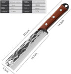 Machete Billhook Sickle Knife for Yard Work Machete for Cutting Trees Machetes Sickle Heavy Duty Machete for clearing Brush Garden Tools AxeConstruction Blade Outdoor……