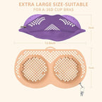 3PCS Bra Laundry Bag for Delicates, Machine Mesh Laundry Bags, Lingerie Protector for Bras, 2025 Upgrade No-Fallout Design - Lockable Zipper & 2 Keys for Bras, Underwear, Fits A-38DDCup