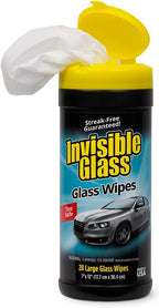 Invisible Glass 99611 Auto Glass Cleaner Kit with Streak Free Premium Glass Cleaner Spray, Glass Cleaner Wipes, and Microfiber Perfect Kit for Quick and Easy Glass Cleaning Tint Safe