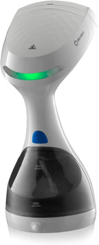 Reliable Dash 150GHB Portable Garment Steamer,Handheld Steamer with Fabric Brush, Light Weight Travel Steamer with Continuous Steam and Auto Shut-off, Shirt, Pants & More (White)