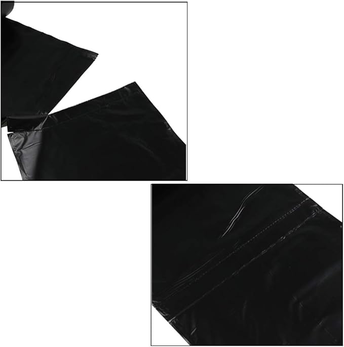 Ramddy 7 Gallon Medium Trash Bags, Black Bin Liners, 6 Rolls/150 Counts