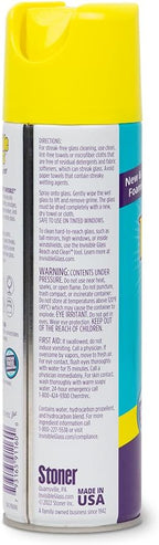 Invisible Glass 91160-2PK Premium Aerosol Glass and Window Foaming Cleaner Spray – Cleans Glass, Windows, Mirrors, Shower Doors, and More – Streak-Free, Ammonia-Free, Tint-Safe – 19 oz (Pack of 2)