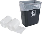 Ggbin 7 Gallon Garbage Bag, White Kitchen Trash Bags, 210 Bags/2 Rolls