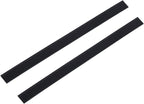 2Pcs Rubber Squeegee Replacement Blades, 250mm/280mm Squeegee Rubber Accessory Black Squeegee Replacement Rubber for Glass Doors Windows Bathroom Car Windshield (2 Pcs 250mm Blade)