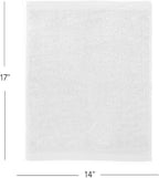 Avalon Towels Terry Bar Mop Towels (Value Pack of 60) Size 14"x17" – Absorbent and Durable, Multipurpose Cleaning Rags, Cotton Cleaning Cloths, Terry Cloth Rags, Reusable Shop Rag (White)