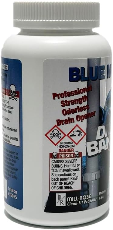 Set of 4 Blue Monster Drain Banger Drain Cleaner