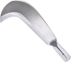 1pce 360mm/14.17in Stainless Steel Scimitar Billhook Brush Clearing Sickle for Grass,Weeding Tools for Garden,Curved Sawtooth Sickle,Machete Axe for Cutting Trees,Steel Blade Knife in Hand