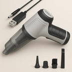 GajetNest Handheld Mini Portable Compact Car Vacuum Cleaner & Blower 2-in-1 with HEPA Filter, Lightweight Design, 25-Minute Running Time, Cordless Rechargeable Crevice Tool - 9000 PA Suction