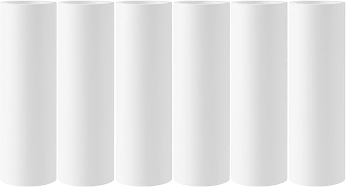 8 inch Large Surface Lint Roller Refills for Scotch-Brite 50% Stickier 8" Wide Lint Roller Replacement Refills for Pet Hair Extra Sticky 60 Sheets per Refill Pack of 6 Total 360 Sheets