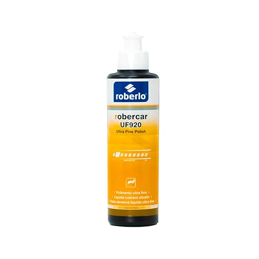 ROBERCAR UF920 Ultra Fine Polish - Premium Buffing, Cutting, & Polishing Compound for Automotive Paint Restoration, Polishing Kit - 250ML - High-Gloss Finish