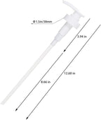 Gallon Pump Dispenser, Fits Most 1 Gallon Jugs and Containers 38/400 Pump Lid Top Replacement for Sanitizer, Lotion, Shampoo, Conditioner (6 Pack)