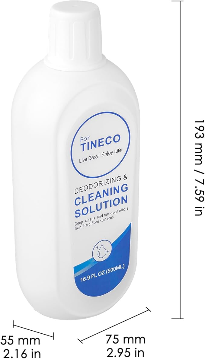 (2 Bottle) Floor Cleaning Solution Compatible With Tineco, Deep Cleaning for Multiple Hard Floors, Professional Floor Cleaner Suitable for All Tineco Cordless Wet Dry Vacuum(S3, S5, S7), 16.9 FL OZ* 2