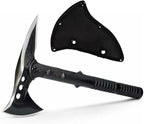 DOOM BLADE Camping Hatchet Axe with Nylon Sheath,Tomahawk Viking Forged High Carbon Steel,Portable Camping Axe for Outdoor Splitting Wood,Hunting Survival (Double-Bit Axe * 1)