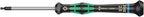 Wera 2052/6 Kraftform Micro Ballhead Hexagon Electronics Screwdriver Set and Rack, 6-Piece