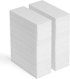 TRENDBOX Melamine Sponges Magic Cleaning Sponges Melamine Foam for Dishes Eraser Sponges for Kitchen (White, 6.3x2.4x0.7 Inch (Pack of 20))