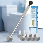 Pumice Stone Toilet Bowl Cleaner,16.7Inch Toilet Pumice Stone with Handle Cleans Hard Water Ring Calcium Buildup&Stains for Toilet Bath Kitchen Household Cleaning