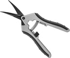 6.5" Ultra Sharp Pruning Shears - Professional Garden Scissors with Curved Stainless Steel Blades, Ergonomic Handle, Rust Resistant, Safety Lock, Trimming Scissors for Plants in Grow Tents,1-Pack