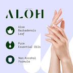 ALŌH Lavender Rosewood + Aloe Sanitizing Hand Wipes - Clean Hands, Clear Minds - On The Go Sanitizing Hand Wipes for Kids and Adults - Travel Size 3 Pack, 20ct Wipes (60 wipes)