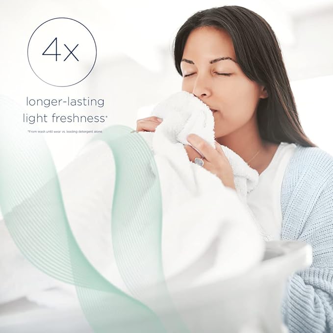 Downy Light Laundry Scent Booster Beads for Washer, Woodland Rain, 18.2 oz, with No Heavy Perfumes