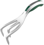 Garden Hand Cultivator with Broad Claw, Hand Rake for Weeding and Turning Soil, Scratch Tool Loosens Soil and Rips Out Weeds, Ergonomic Grip with Bend Proof Aluminum Design