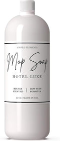 Mop Soap Highly Scented Fragrance, Long Lasting Luxury Floor Cleaner for Hardwood, Tile, Laminate & Stone, Low Suds No Residue Formula, All Mop Types, Made in USA, 32oz Hotel Luxe Fragrance