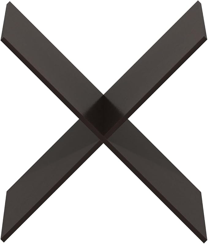 Furinno Cubicle X-Shelf Cube Organizer Insert (Does not fit IKEA Kallax Shelving), Black Dark Oak