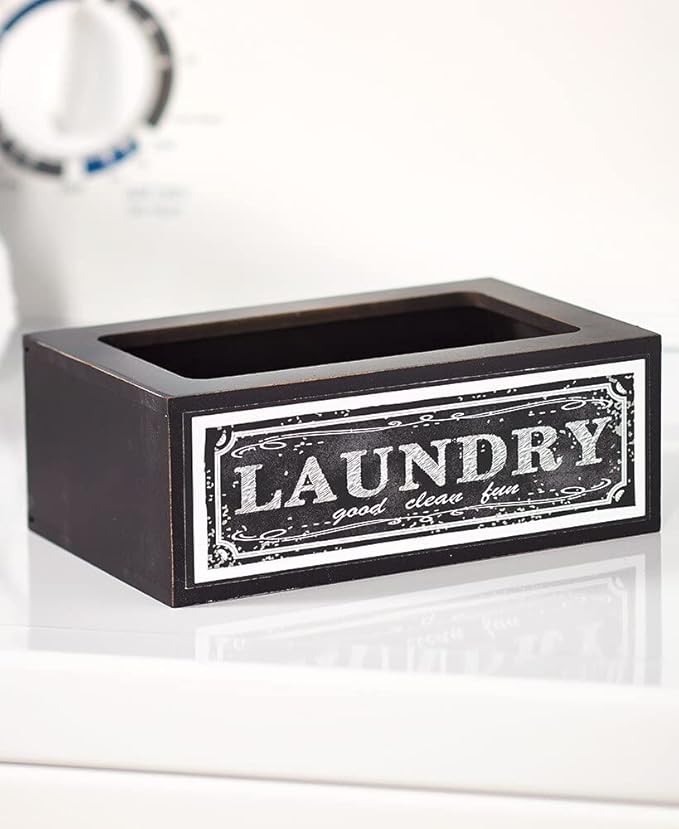 The Lakeside Collection Farmhouse Laundry Softener Dispenser Cover - Good Clean Fun
