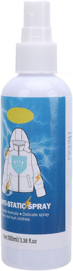 Anti Static Fabric 3 Pcs Anti Static Spray for Hair Clothes Instantly Eliminates Static Cling Static Remover for Clothes 100ml