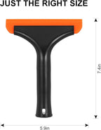 SetSail Shower Squeegee for Glass Doors, Small Squeegee for Shower Glass Door Mini Silicone Squeegee for Window Cleaner Tool Bathroom Squeegees for Car Window Cleaning 2 Pack