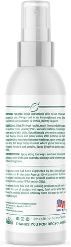 CHOMP! Bed Bug Spray, 3 Pack, Travel Size, Natural, Plant Based Bed Bug Killer, Insect & Pest Control for Home and Hotels for Ants, Bed Bugs, Spiders, Dust Mites, Flys, Peppermint Scent, 3.4 Fl Oz