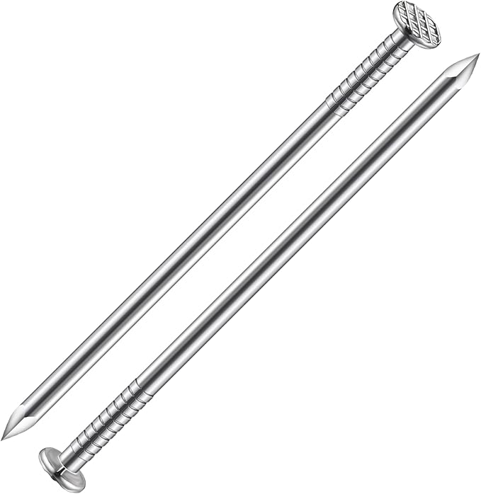 (29 pcs)3-1/2 inch Stainless Steel 304 Nails, Hanging Nails, Wall Nails, Dowels, Long Nails