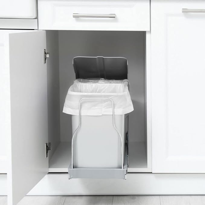 Plasticplace - WHT14HVY 12-16 Gallon Trash Bags │ 1.0 Mil │ White Tall Garbage Can Liners │ 24" x 31" (250 Count) White