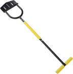 Sturdy Stainless Steel Edger Lawn Tool with T Handle for Precise Lawn Edging - Half Moon Design for Garden, Flower Bed, Sidewalk, Driveway