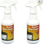 MEECO'S RED DEVIL 701 Wood Stove Glass Cleaner - Removes Creosote, Soot & Smoke from Wood, Pellet, Coal Stoves & Fireplace Inserts (2 Pack, 16 fl oz Each) - Made in the USA