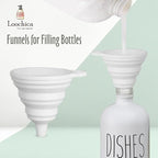 Dish White Glass Soap Dispenser with Plastic Pump, 16 Oz White Dish Soap Dispenser Set Refillable Reusable Apothecary Soap Pump Dispenser Bottles for Bathroom and Kitchen