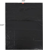 Tall Kitchen Drawstring Trash Bags, 10 Gallon, Heavy Duty Garbage Bag Unscented, 110 Count, Black, F