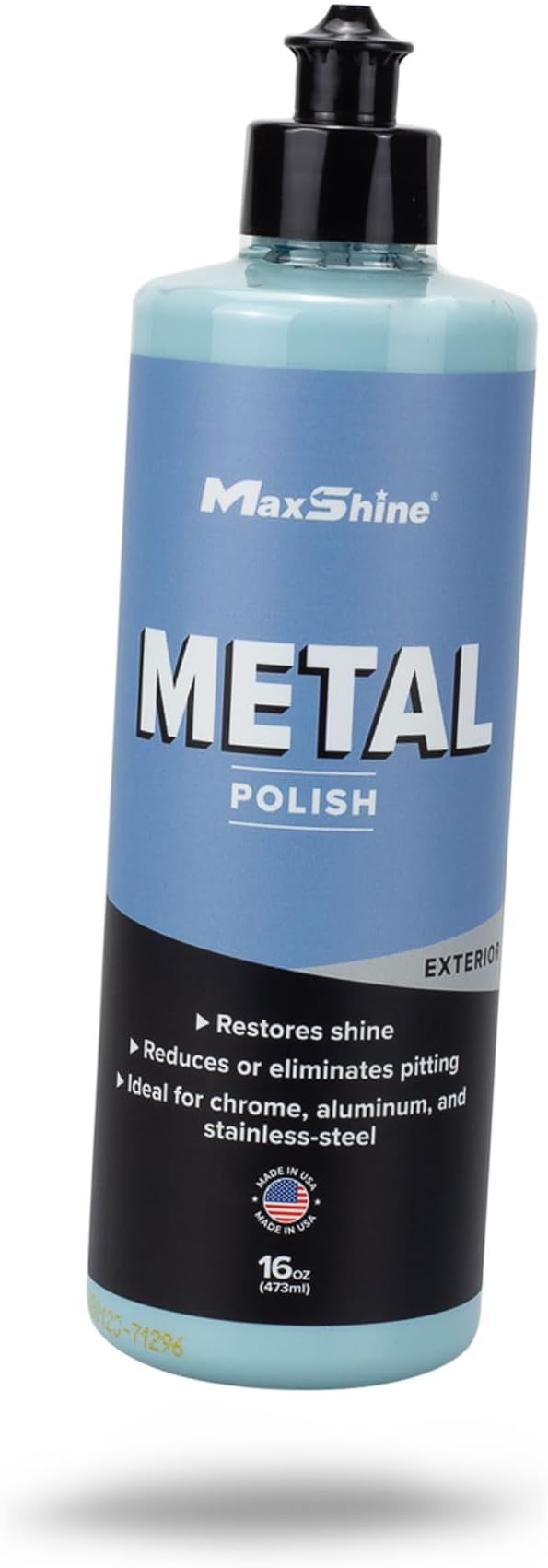 Maxshine 16oz Metal Polish – All-in-One Heavy-Duty Cleaner for Chrome, Aluminum, Stainless Steel & More – Cleans, Polishes & Protects – Ideal for Cars, Trucks, SUVs, RVs & Motorcycles