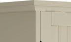 ChooChoo Bathroom Wall Cabinet, Over The Toilet Space Saver Storage Cabinet, Medicine Cabinet with 2 Door and Adjustable Shelves, Cupboard, Antique White & Brown