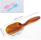 10Pcs Colorful Plastic Mini Gardening Shovel Spoons Soil Scoops, Succulent Sand Scoops/Cultivation Digging Transplanting Tools for Succulents Potted Flowers (Pink + Blue)