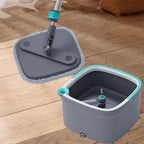 8 Pack Microfiber Mop Head Replacement, Compatible with True & Tidy SPIN-800 TrueClean Mop M16 Spin Mop，Square Microfiber Mop Pads Fit for Most Square Spin M16 Mop