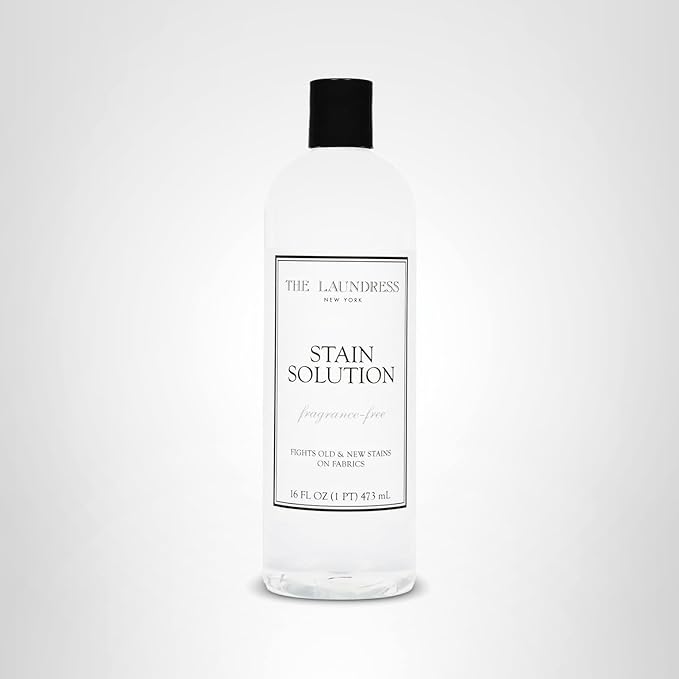 The Laundress Stain Solution, Laundry Stain Treatment, Stain Remover for Makeup, Red Wine, Coffee, Grass, & More, 16 Fl Oz