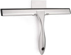Hiware All-Purpose Shower Squeegee for Shower Doors, Bathroom, Window and Car Glass - Stainless Steel, 14 Inches