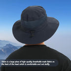 Fishing Hat, UPF50+ Wide Brim Sun Hat for Men Women, UV Protection Hiking Beach Bucket Hats Summer Safari Hat
