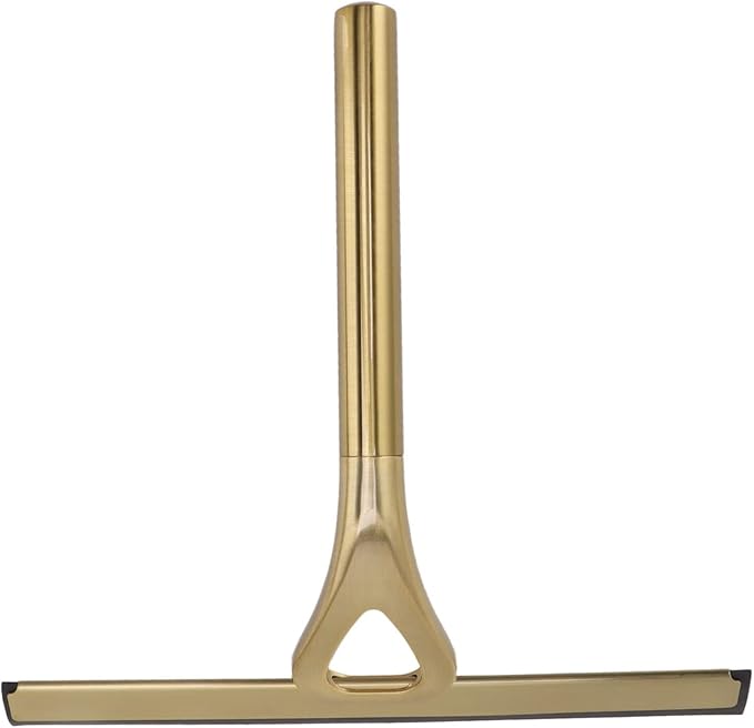 Shower Squeegee for Glass Doors, Stainless Steel Shower Squeegee, Window Cleaning Tools for Glass Doors Car Glass Bathroom Window Kitchen Mirror