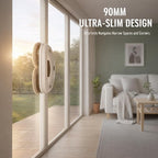 Automatic Window Cleaning Robot: Window Cleaner Robot Inside/Outside with 2800Pa Suction, Edge Detection & Anti-Drop Protection - Remote Control for Glass Mirror Washing