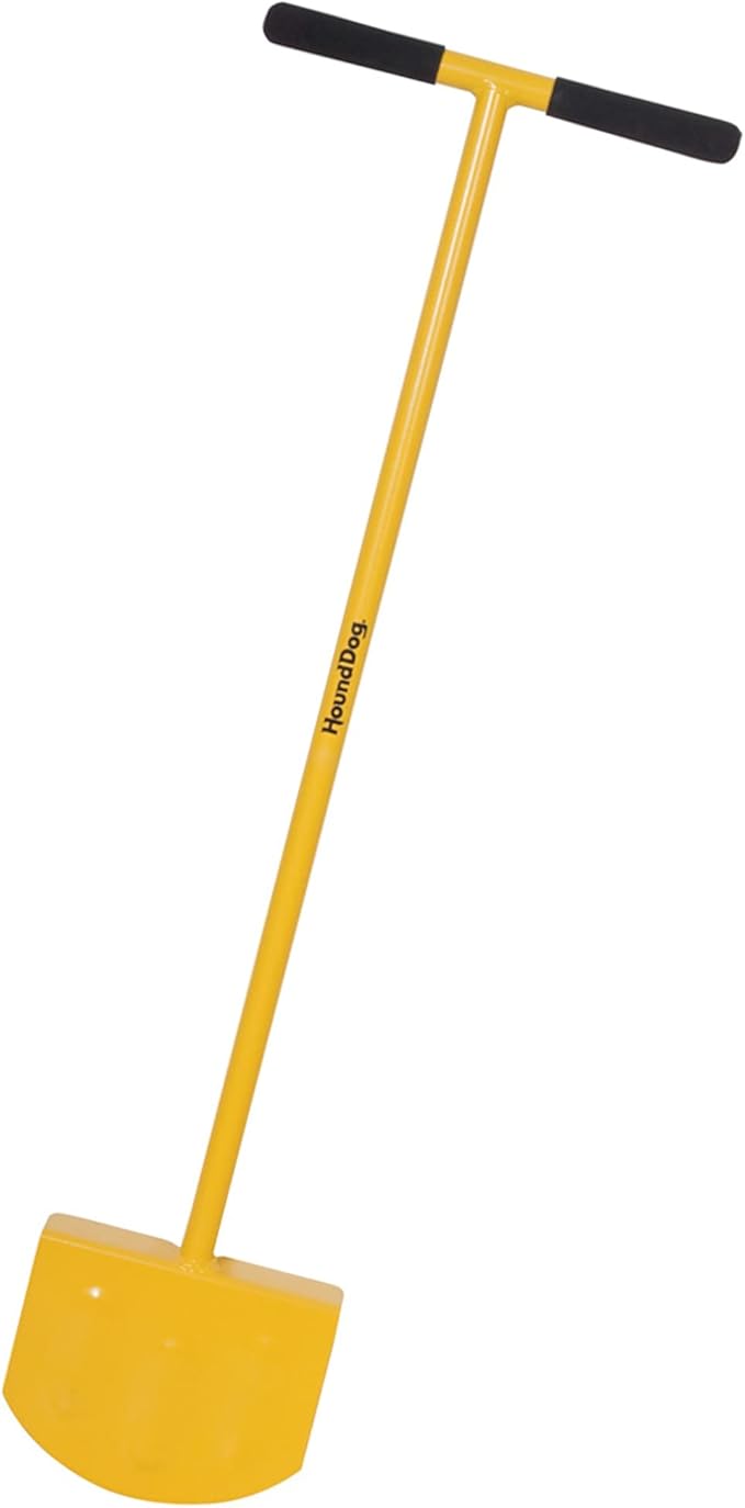HoundDog HDP32 Border Edger with T-Grip Handle, Half Moon Arched Blade, Step