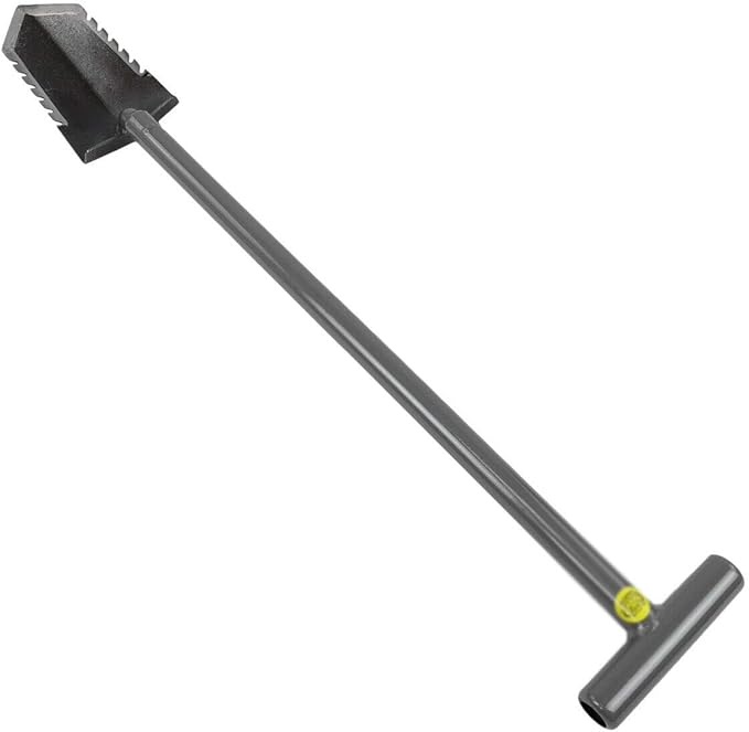 Lesche T- Handle 31" Heavy Duty Metal Detector Shovel Double Serrated Blade