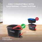O-Cedar EasyWring Spin Mop Head Refill (Pack of 12)