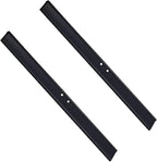 2PCS Replacement Silicon Rubber Squeegee Blade, 10 Inch Black